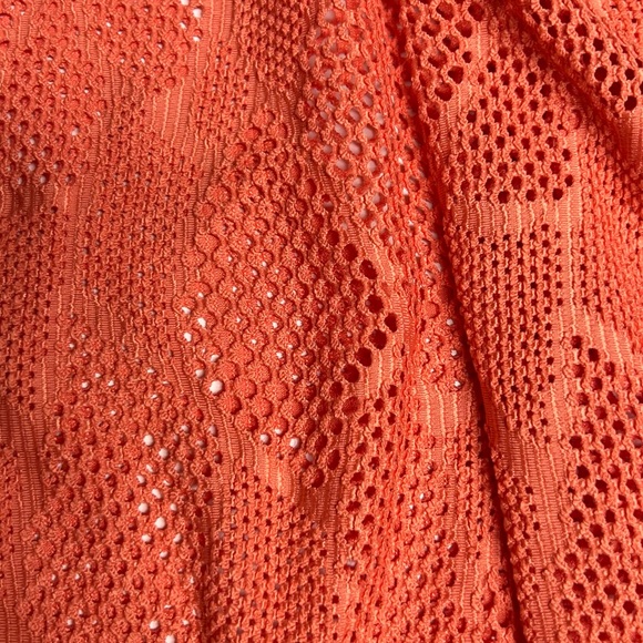 Beach coverup crochet dress , tunic dress, round neck, - Picture 6 of 6